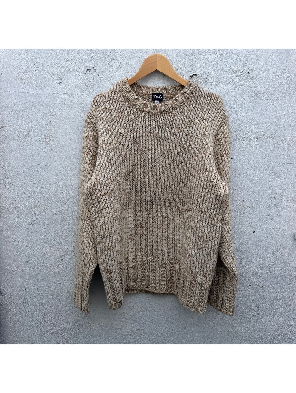 Vintage 90s Dolce And Gabbana Sport Wool Knit Sweater